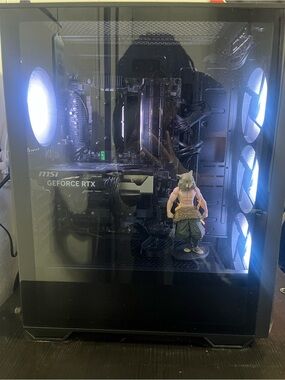 MSI Codex R2 Black Gaming PC with RGB Fans and GeForce 5060 RTX